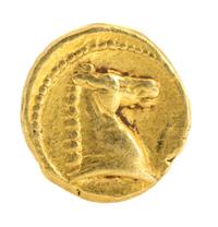 Carthage (4th century BCE), Gold Tenth Stater — Gold Tenth Stater