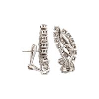 DIAMOND AND WHITE GOLD EARRINGS