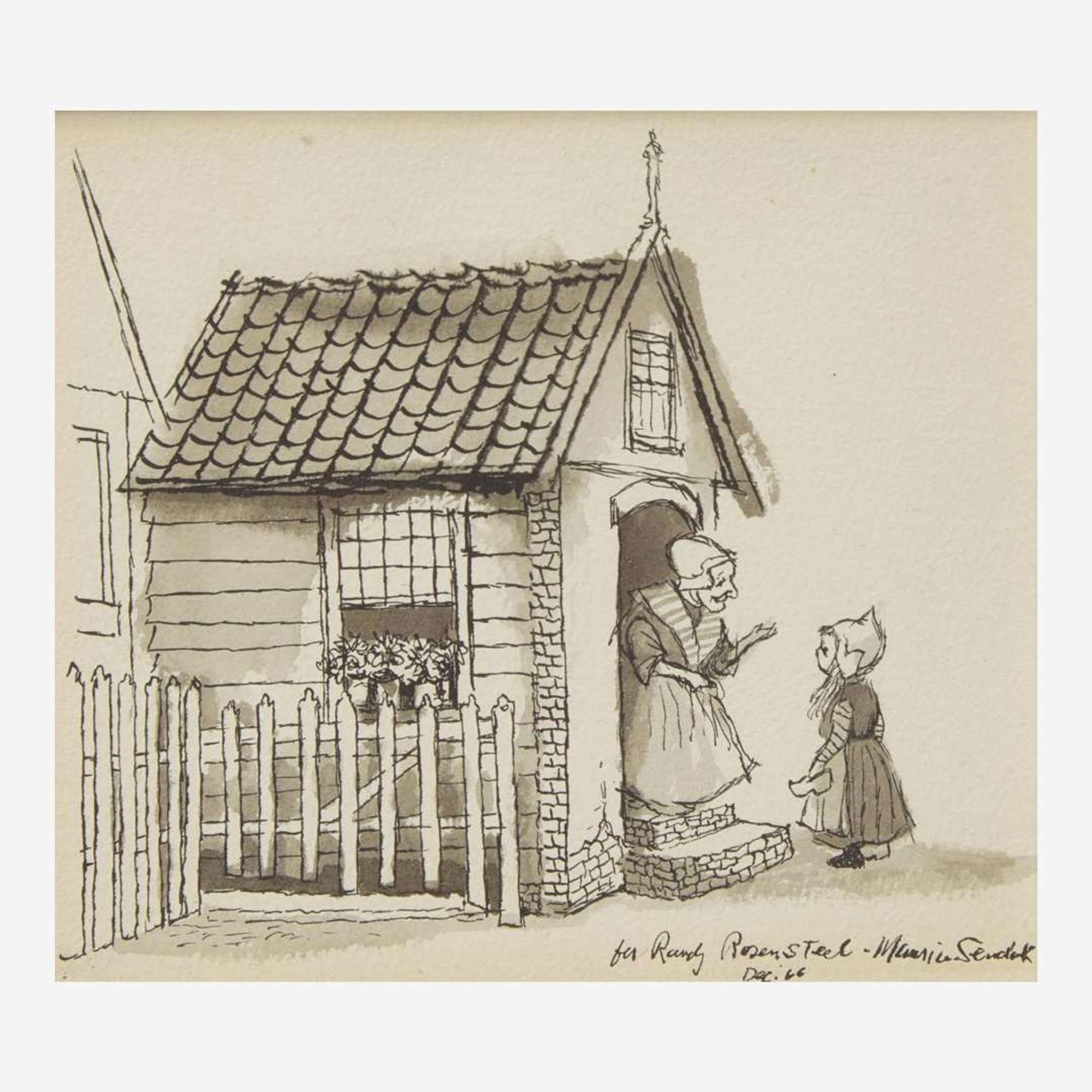 [Children's & Illustrated] Sendak, Maurice Two Original Illustrations