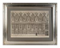 The Study of the Pompey Theater, Parte Laterle and Wall Remains (Three Prints)