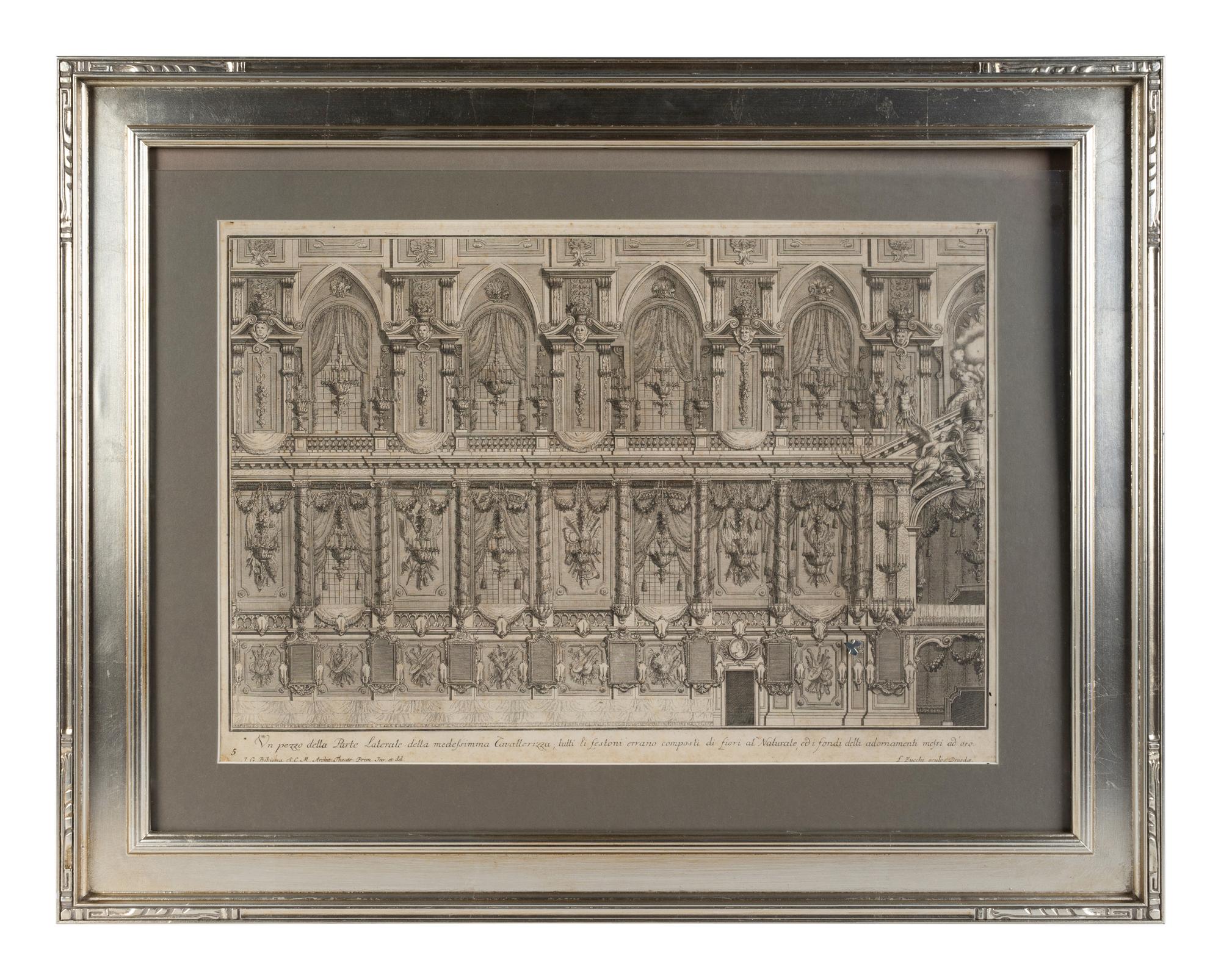 The Study of the Pompey Theater, Parte Laterle and Wall Remains (Three Prints)