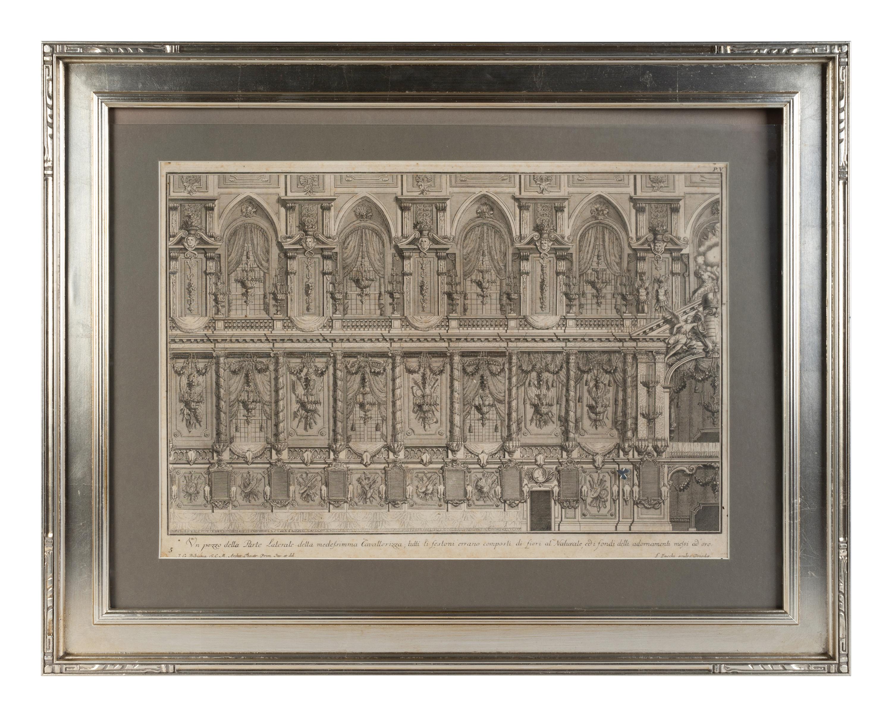 The Study of the Pompey Theater, Parte Laterle and Wall Remains (Three Prints)