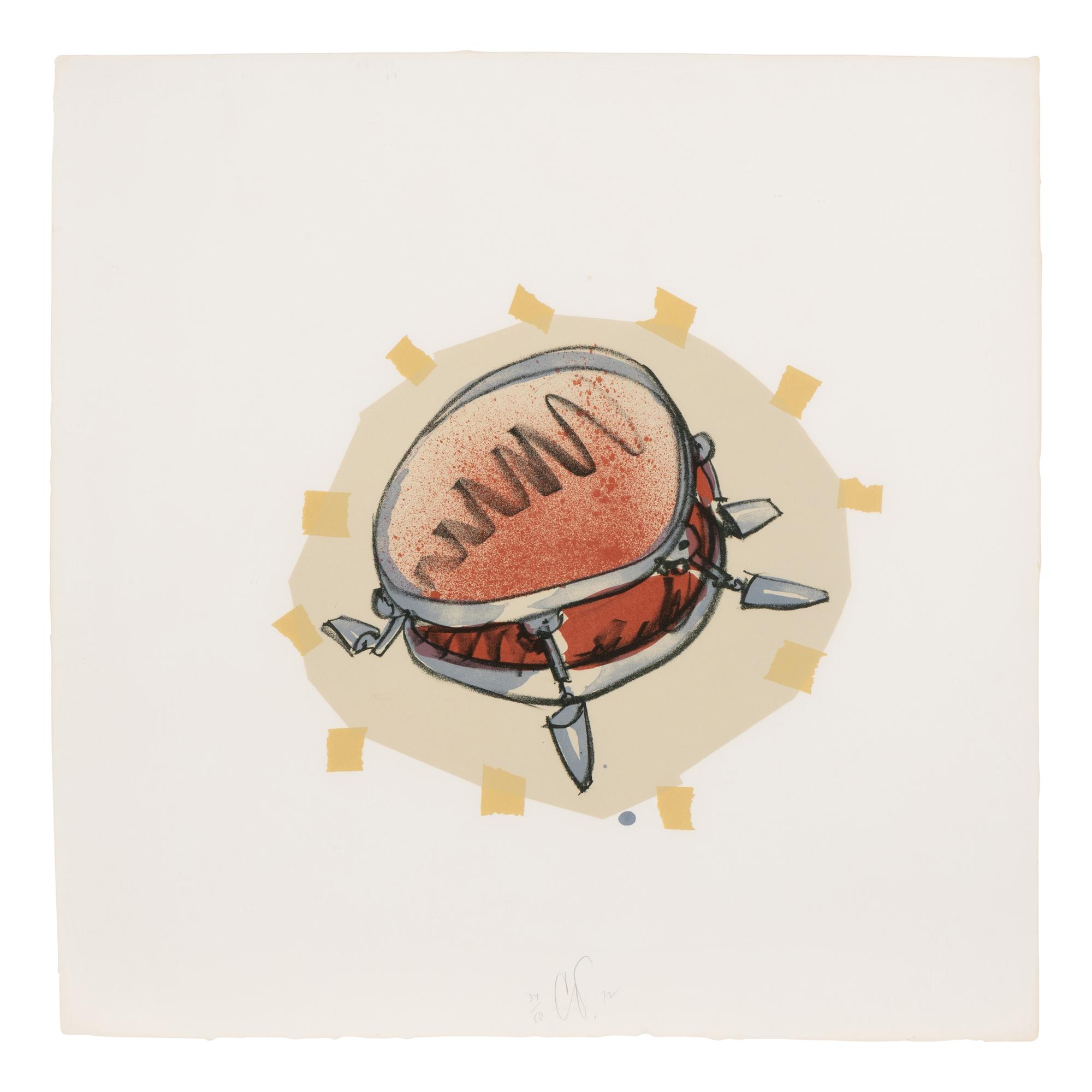 Claes Oldenburg (American, 1929–2022) — Snare Drum, 1972