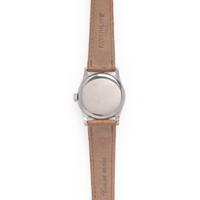 Patek Philippe, Ref. 96, Stainless Steel 'Calatrava' Watch with Salmon Dial, with Extract from the Archives