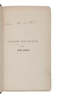 WORDSWORTH, William (1770-1850). Yarrow Revisited and Other Poems . London: Printed for Longman, Rees, Orme, Brown, Green & Longman and Edward Moxon, 1835.