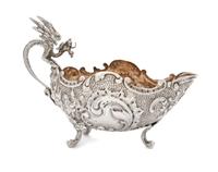 A German Silver Sauce Boat