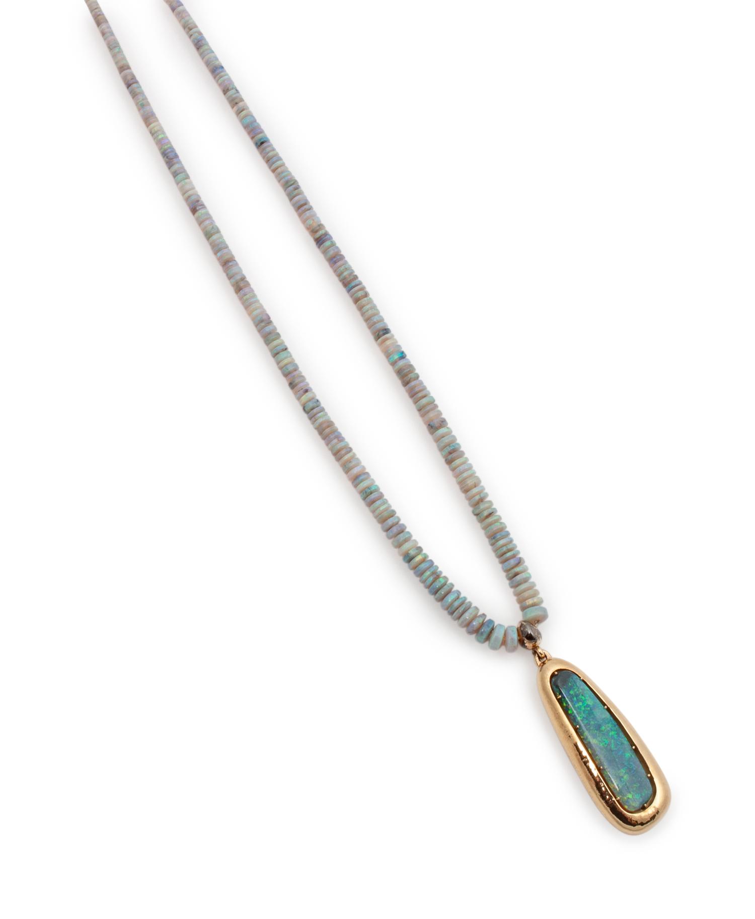 Opal and Gold Necklace Lot is located and will ship from Denver, Colorado.