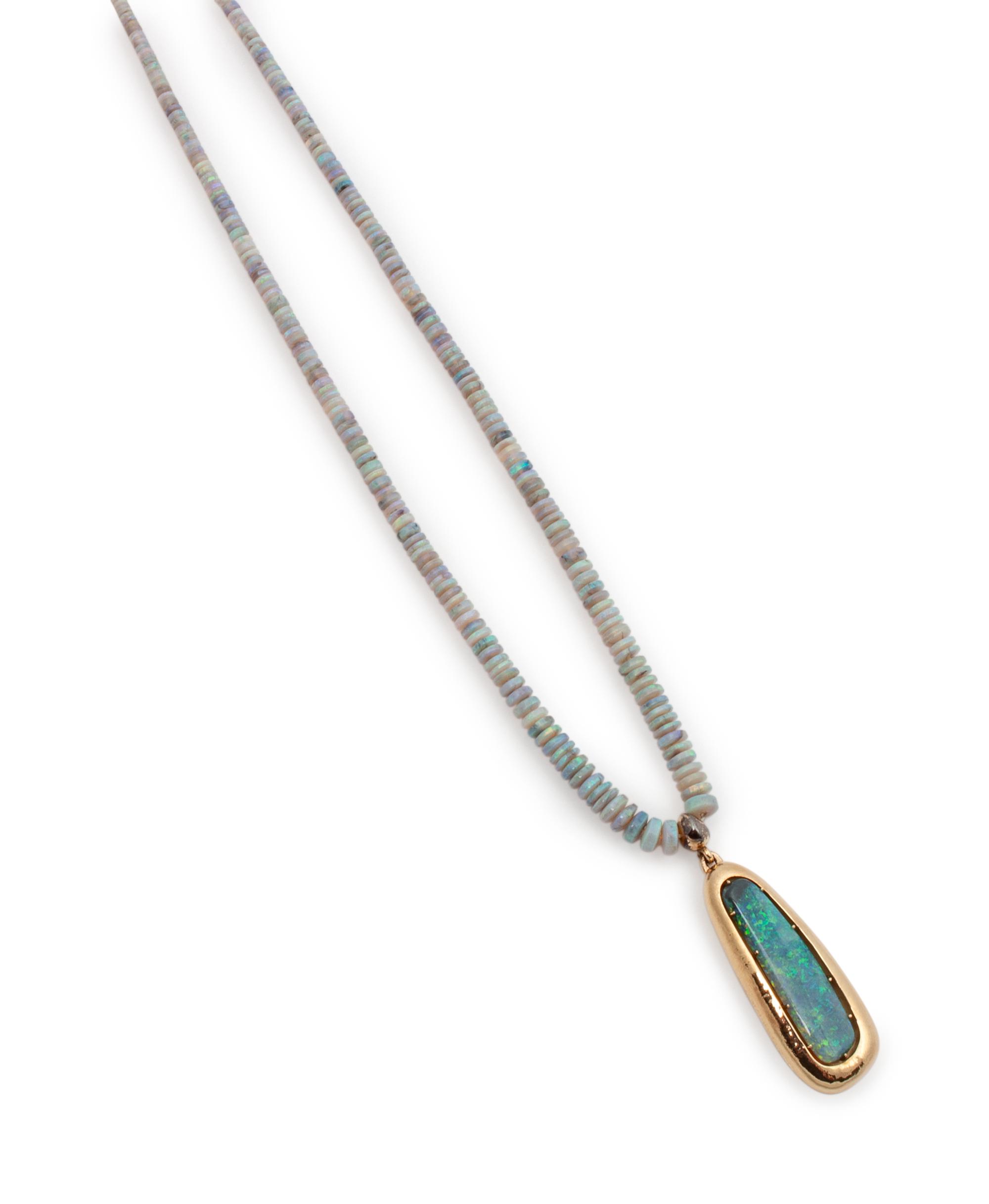 Opal and Gold Necklace Lot is located and will ship from Denver, Colorado.