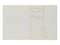 LINCOLN, Abraham (1809-1865). Manuscript document signed twice ("A. Lincoln"), [Springfield], 5 August 1847.