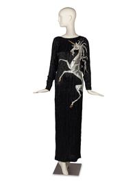 Bob Mackie Beaded Gown, 1980s