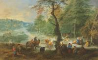 Theobald Michau (Flemish, 1676-1765) — The Ford