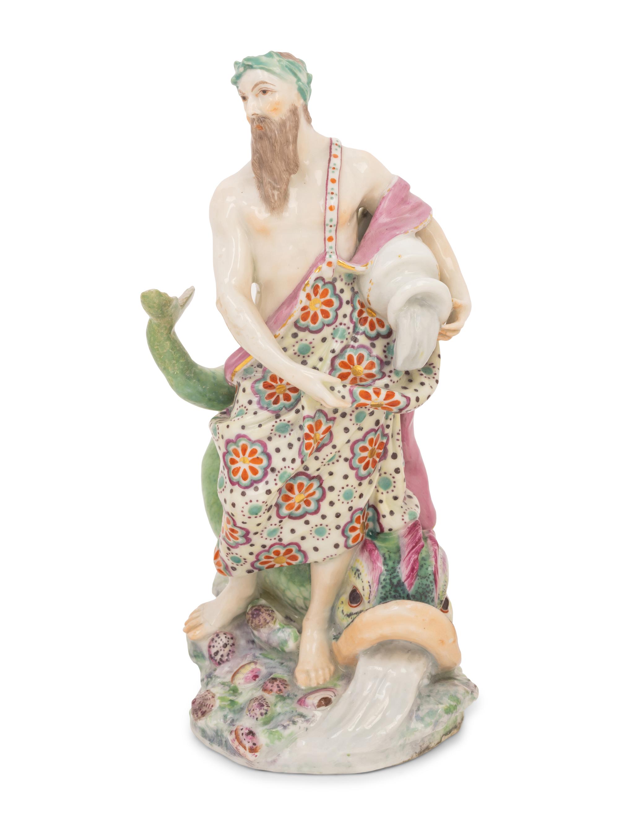 A Set of Four Chelsea Porcelain Figures Allegorical of the Elements