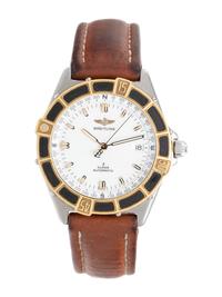 BREITLING, STAINLESS STEEL AND YELLOW GOLD 'J CLASS' WATCH