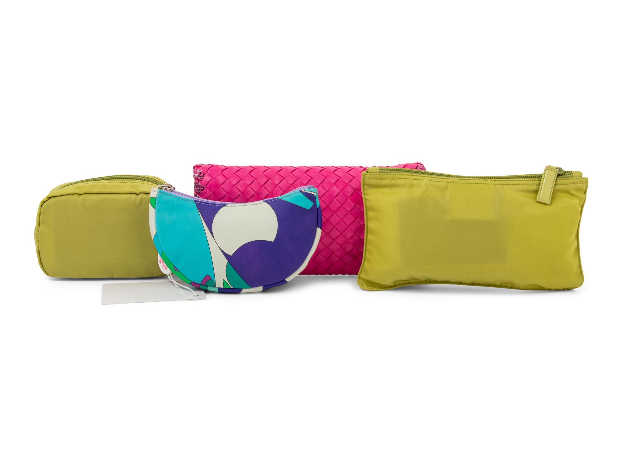 Four Items: One Emilio Pucci, Two Prada, One Bottega Veneta, 2010-20s
