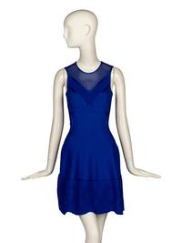Roberto Cavalli, Blue Knit Dress