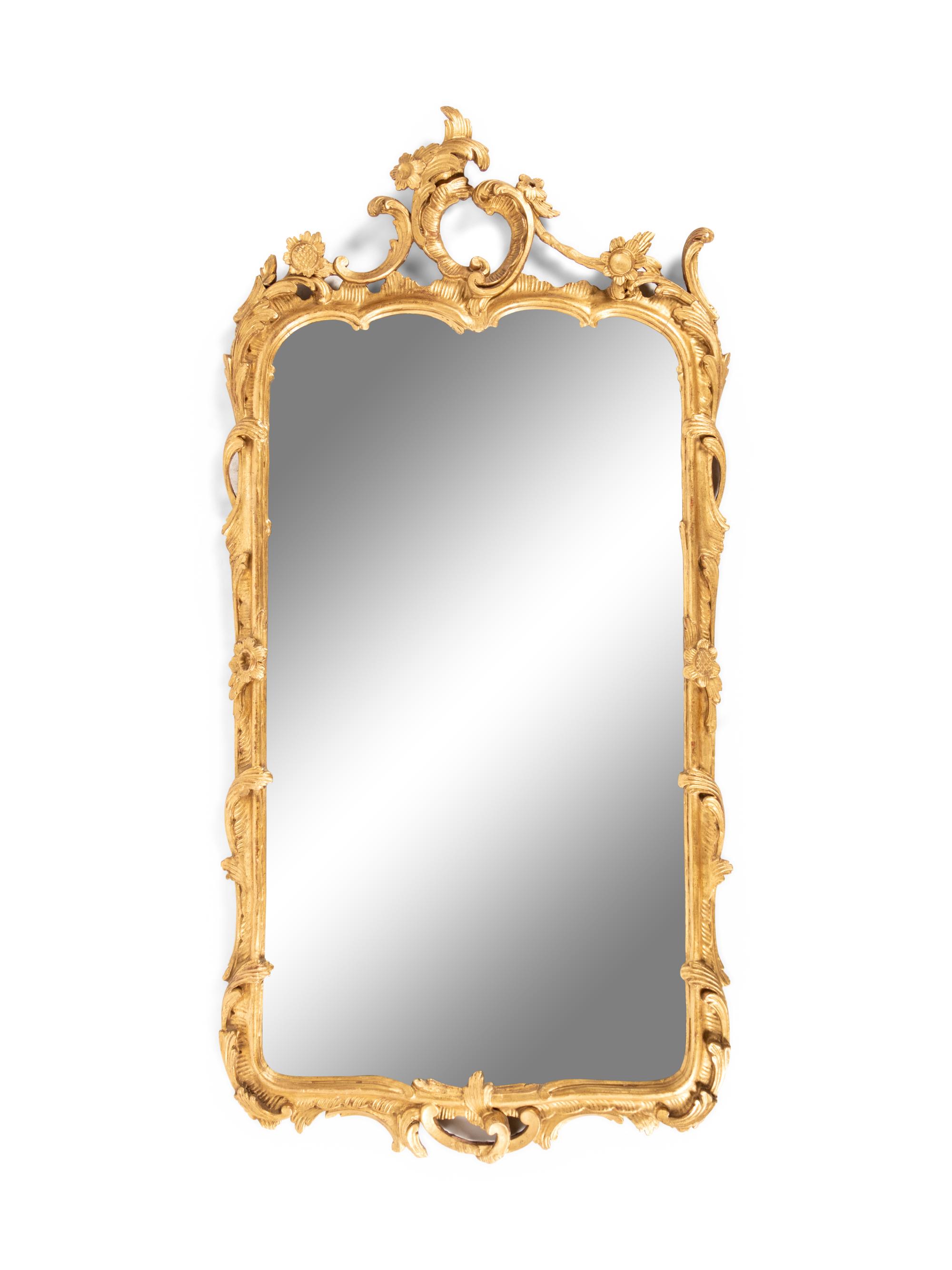 A George II Style Giltwood Mirror