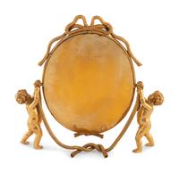 A French Gilt Bronze Dressing Mirror