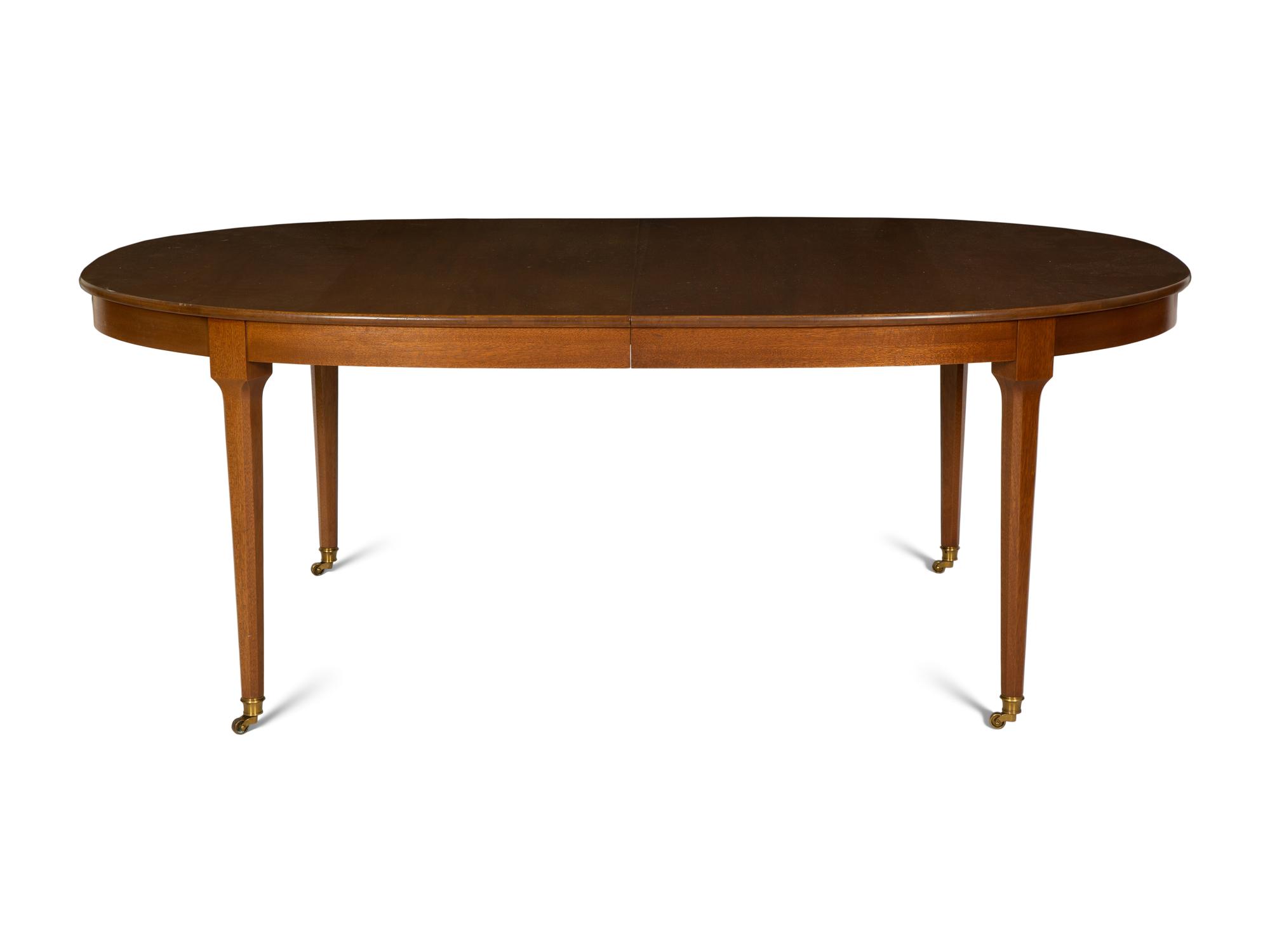 A Mahogany Oval Dining Table