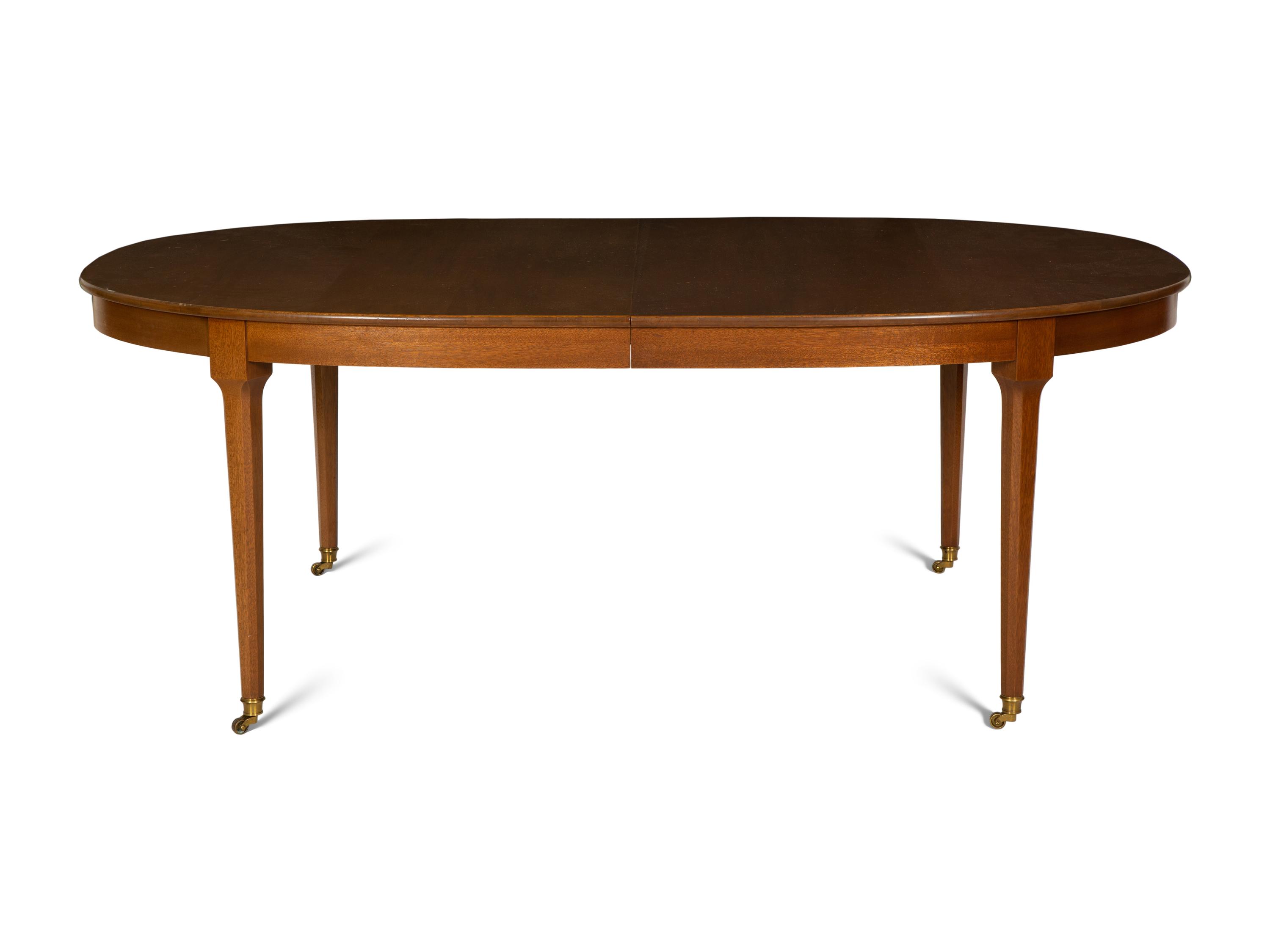 A Mahogany Oval Dining Table