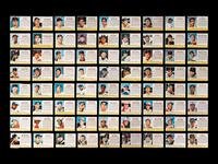 A Near Set of 1963 Post Cereal Baseball Cards (198/200) Including Mickey Mantle, Multiple Hall of Famers and Short Prints