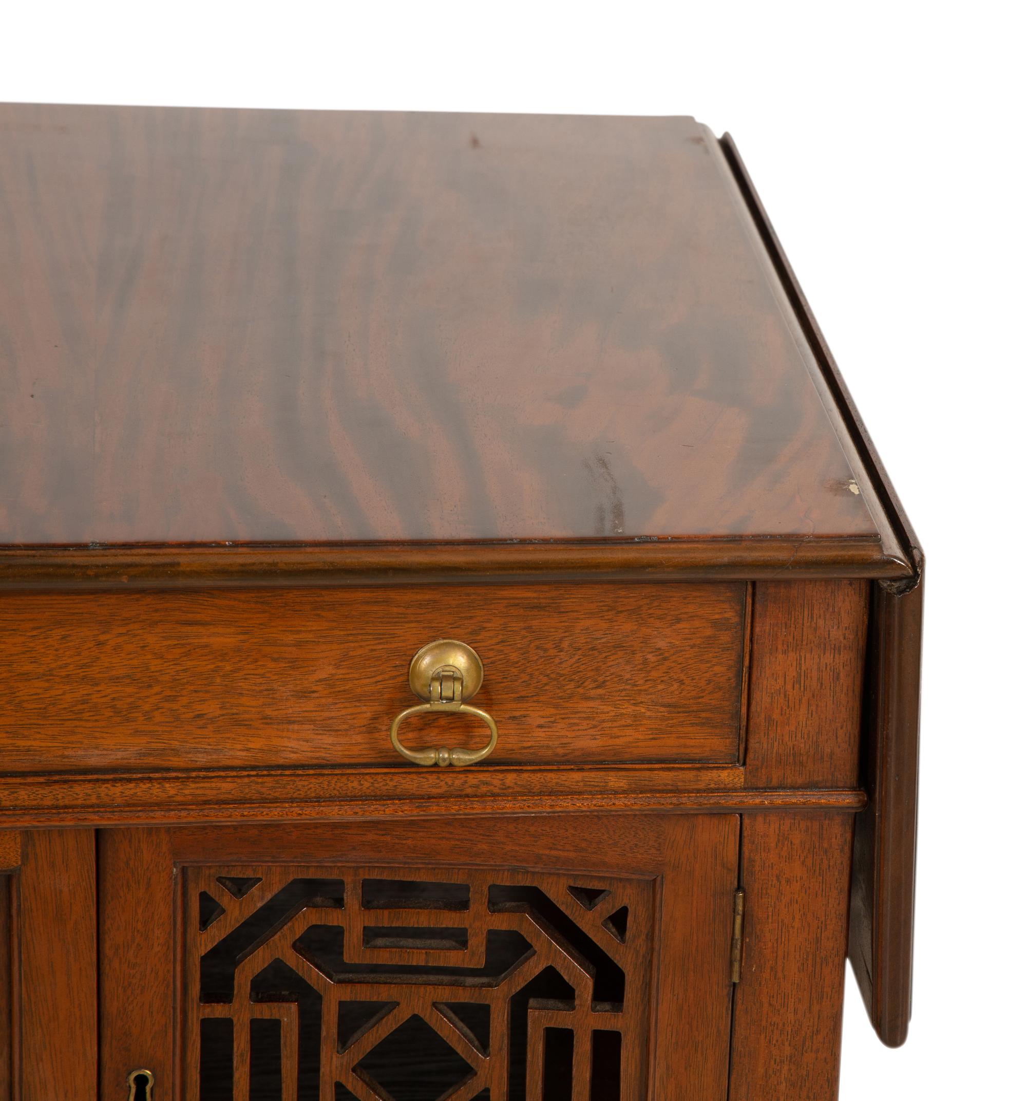 A Regency Mahogany Drop Leaf Side Table