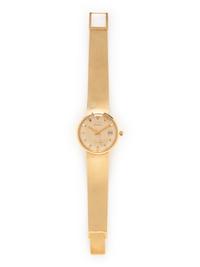 LONGINES, YELLOW GOLD 'ADMIRAL' DATE WATCH