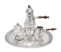 A Buccellati Silver Four-Piece Tea Service