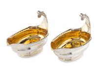 A Pair of Danish Sauce Boats