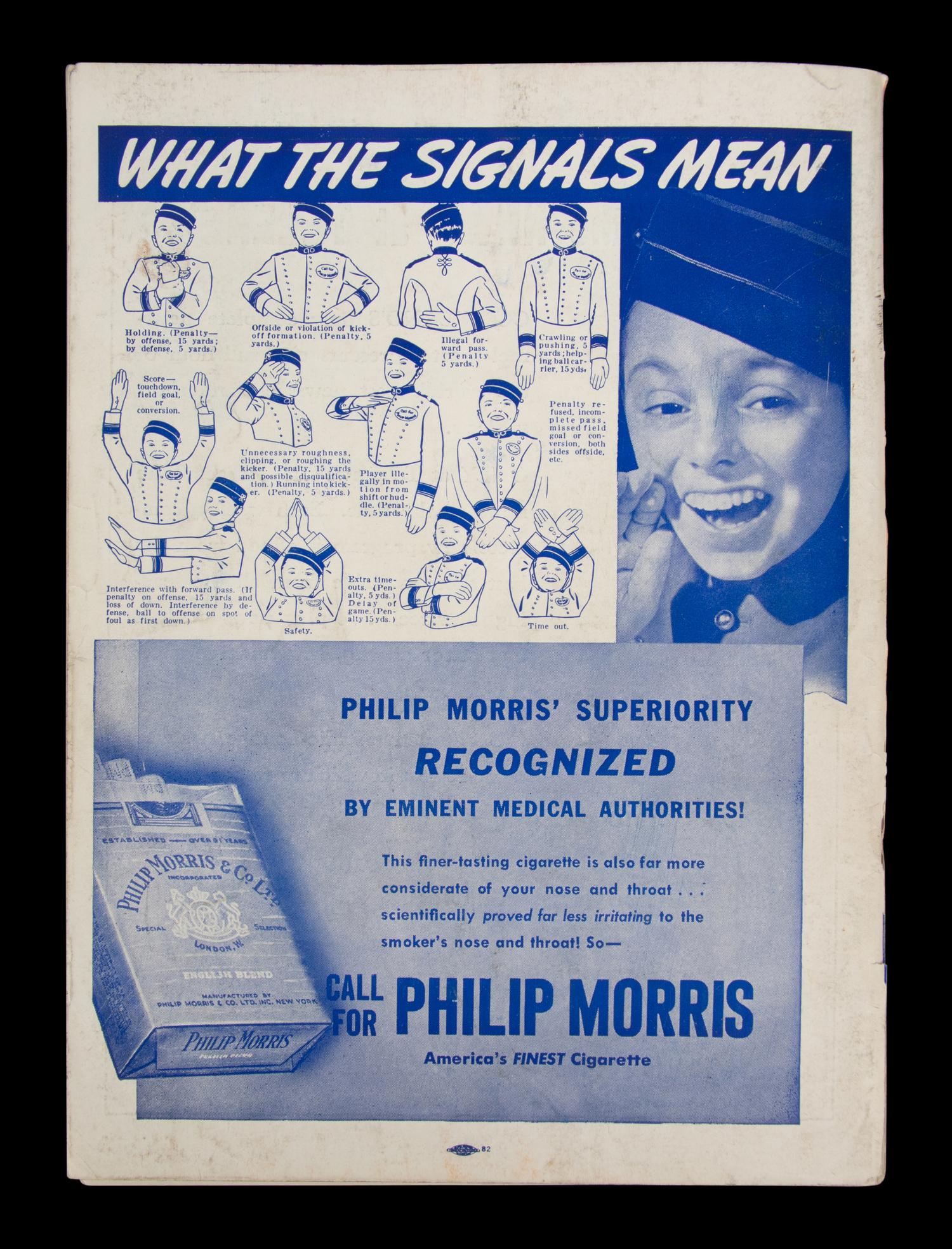 An Uncommon 1945 Cleveland Rams vs. Washington Redskins NFL World Championship On Site Program