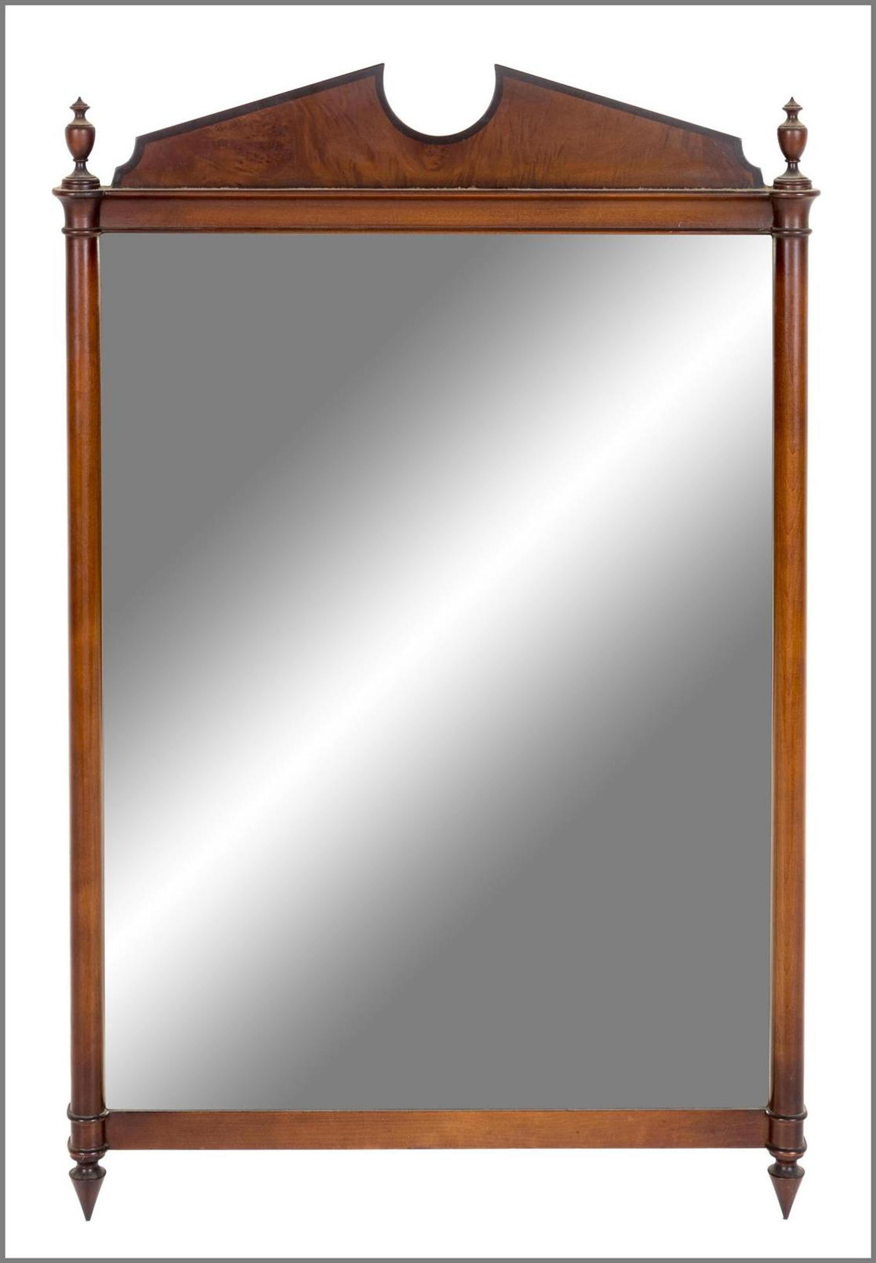 A Mahogany Wall Mirror