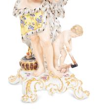 A Set of Meissen Porcelain Four Seasons Figures