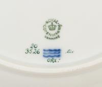 A Set of Twelve Royal Copenhagen Flora Danica Dinner Plates