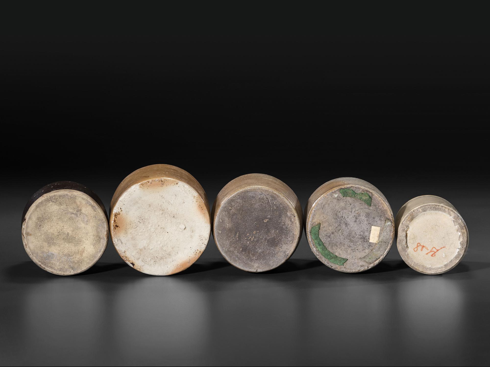 Twenty Stoneware Vessels