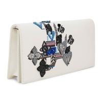 Christian Dior, Embellished White Clutch/Shoulder Bag