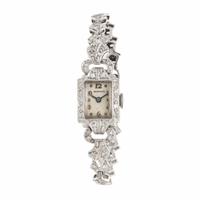 Hamilton, White Gold and Diamond Watch