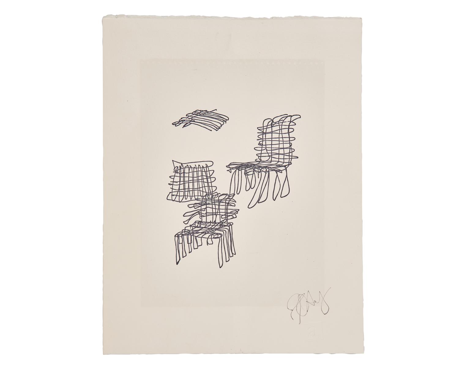 Untitled (Designs for Knoll), 1981