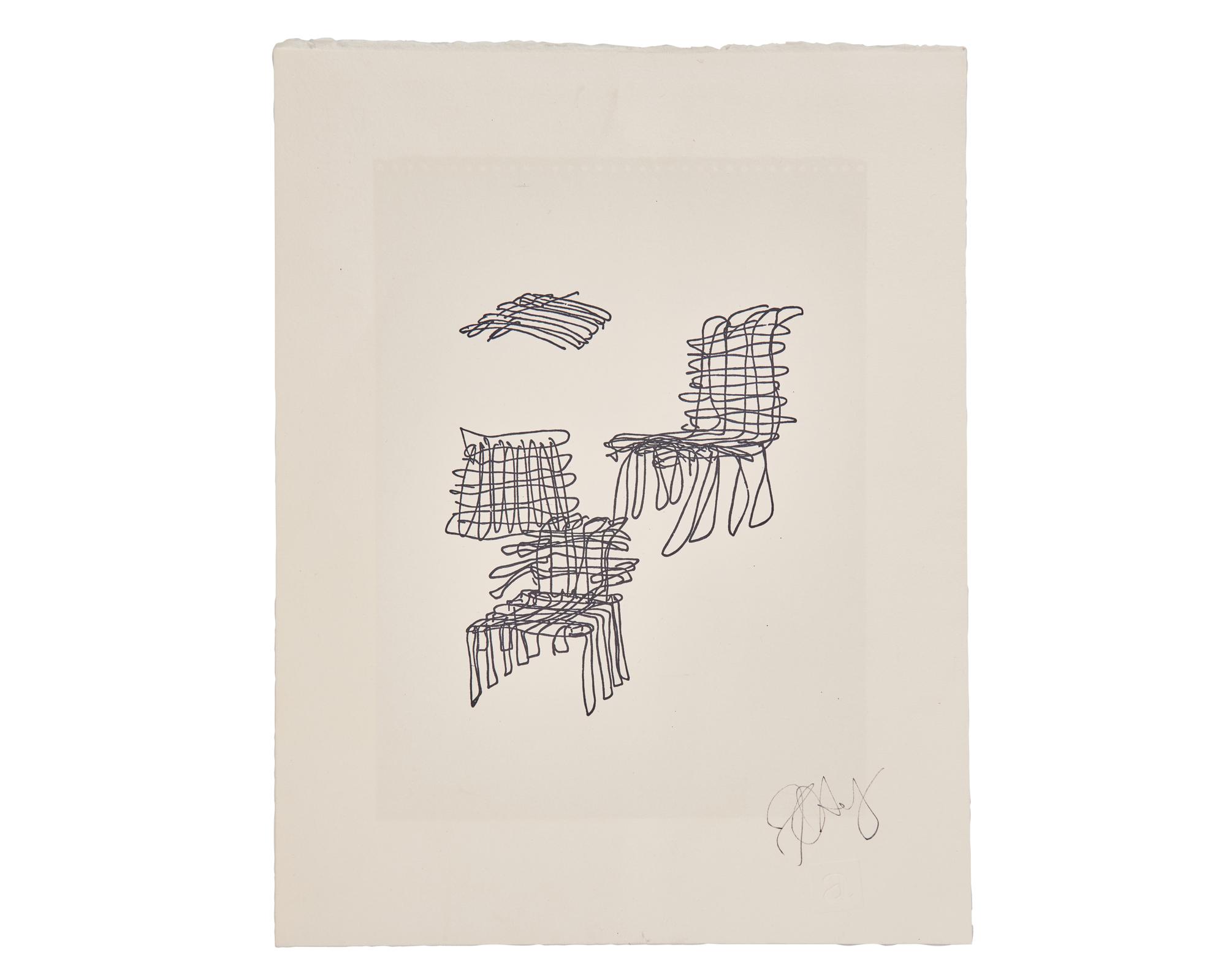 Untitled (Designs for Knoll), 1981