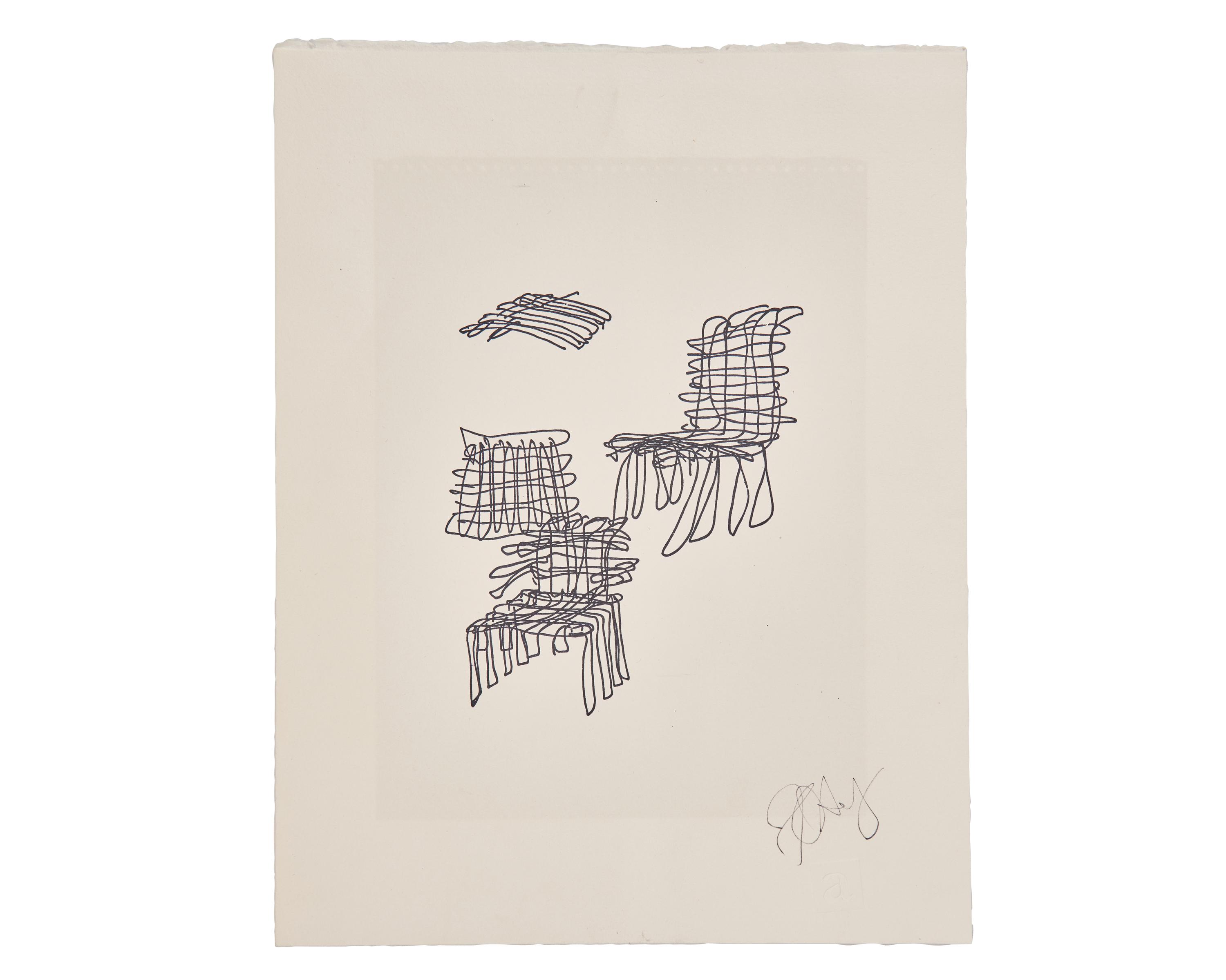 Untitled (Designs for Knoll), 1981