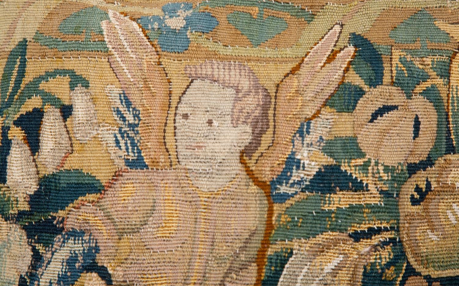 Three Continental Tapestry Pillows