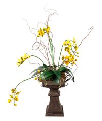 A Group of Five Decorative Vases Height of tallest 50 inches.