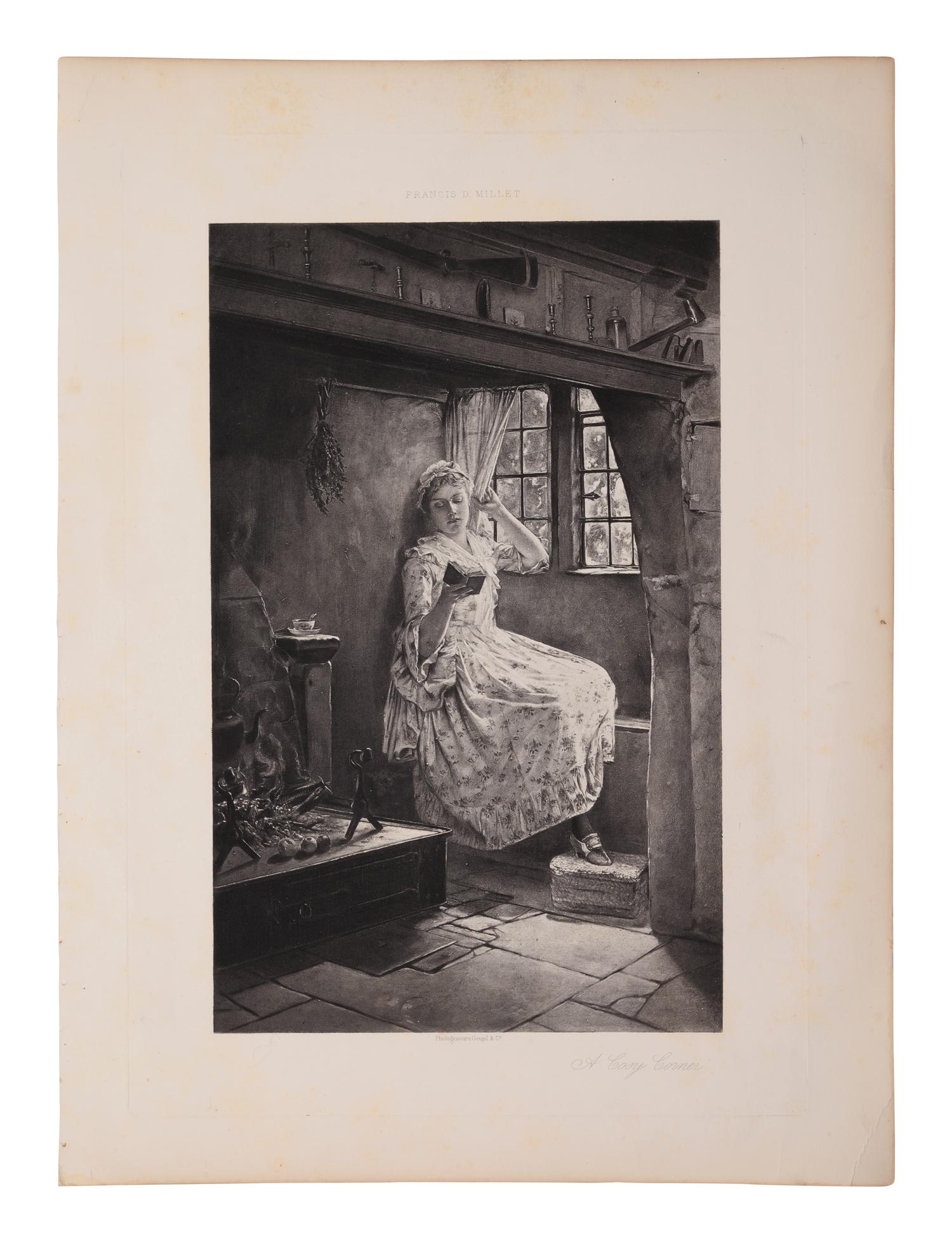 A Group of Five Prints on Paper