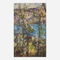 Alan Fetterman (American, B. 1958) Lumbering Along the River