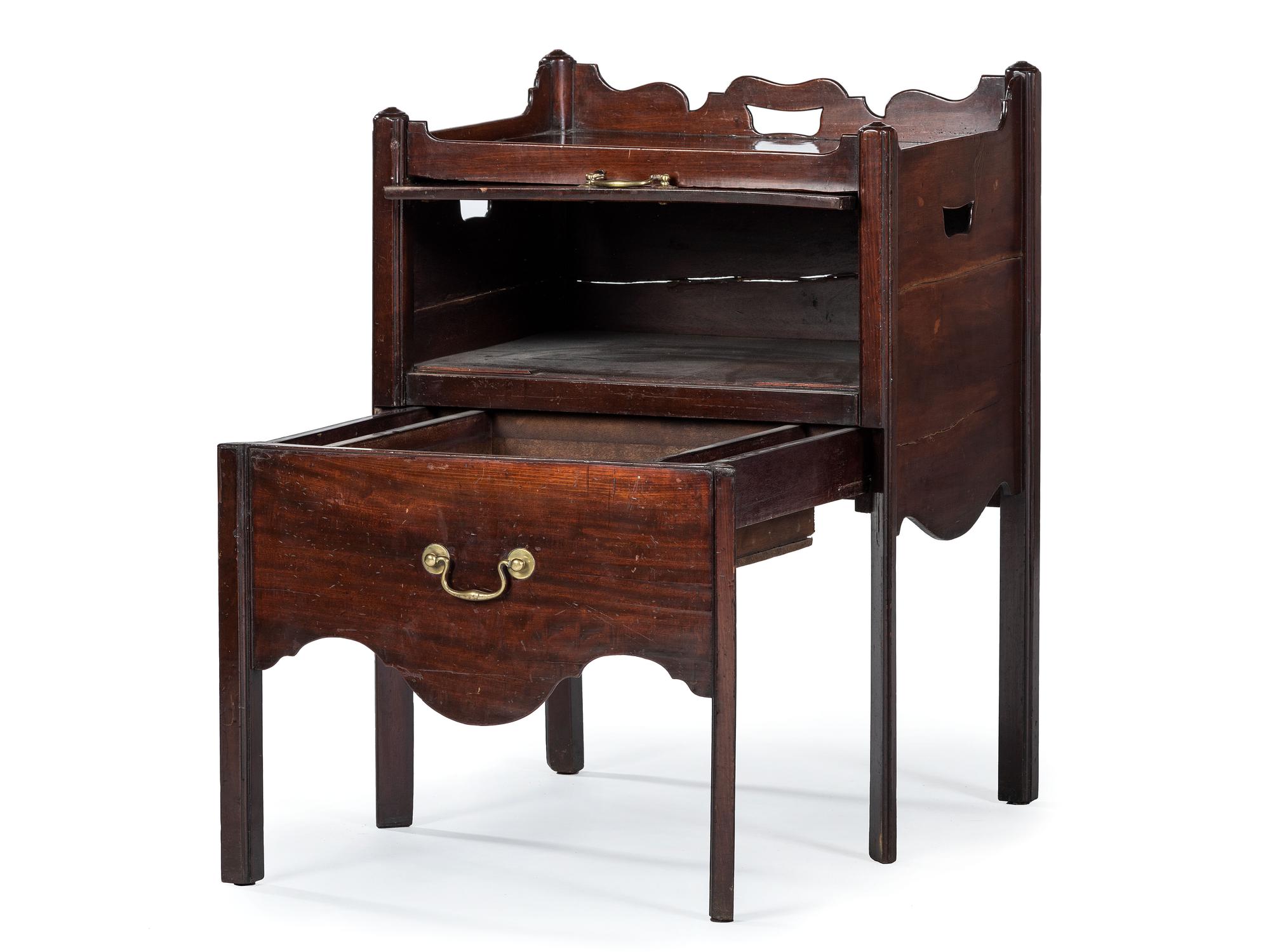 An Irish Mahogany Commode