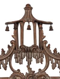 A 'Chinese Chippendale' Style Carved Mirror