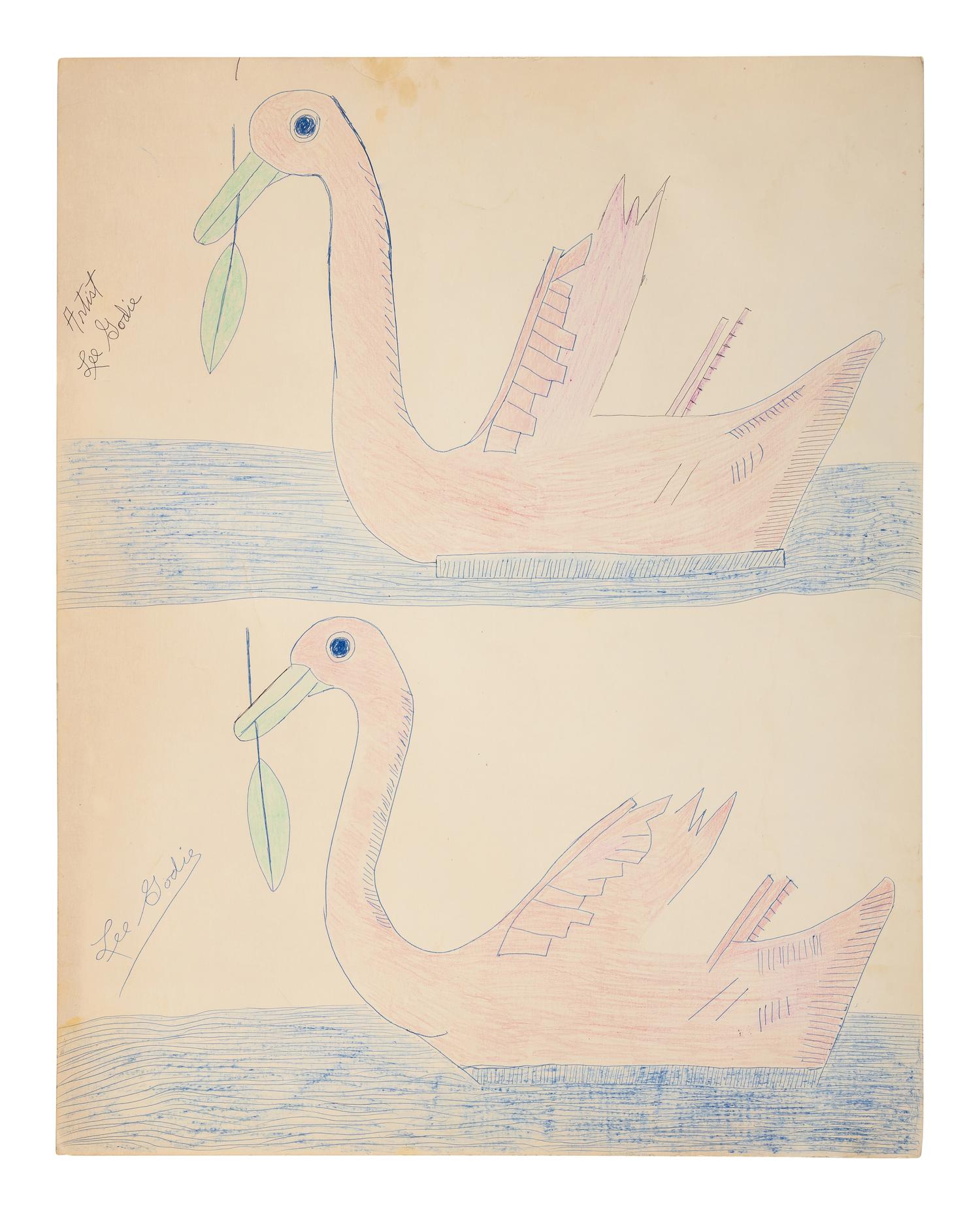 Untitled (Pink Birds)