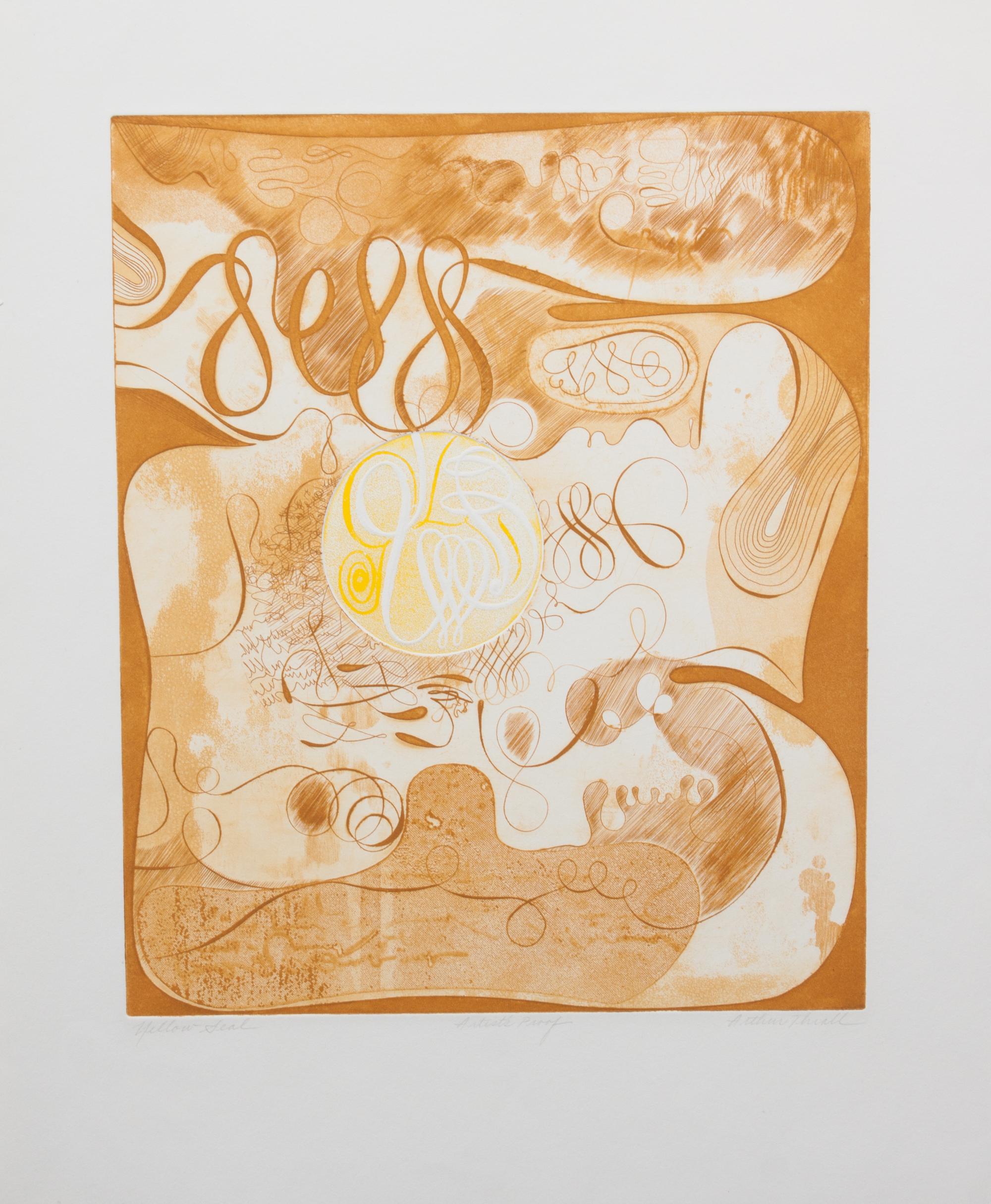 Arthur Thrall, (Wisconsin, 1926-2015), Yellow Seal