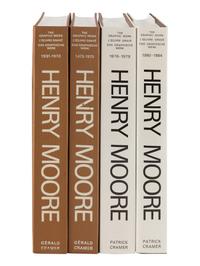 [MOORE, Henry (1898-1986)]. CRAMER, Gérald and Patrick, et al. Henry Moore. Catalogue of Graphic Work . Geneva: vols.I-II Gérald Cramer, 1973, 1976; vols.III-IV Patrick Cramer, 1980, 1984.