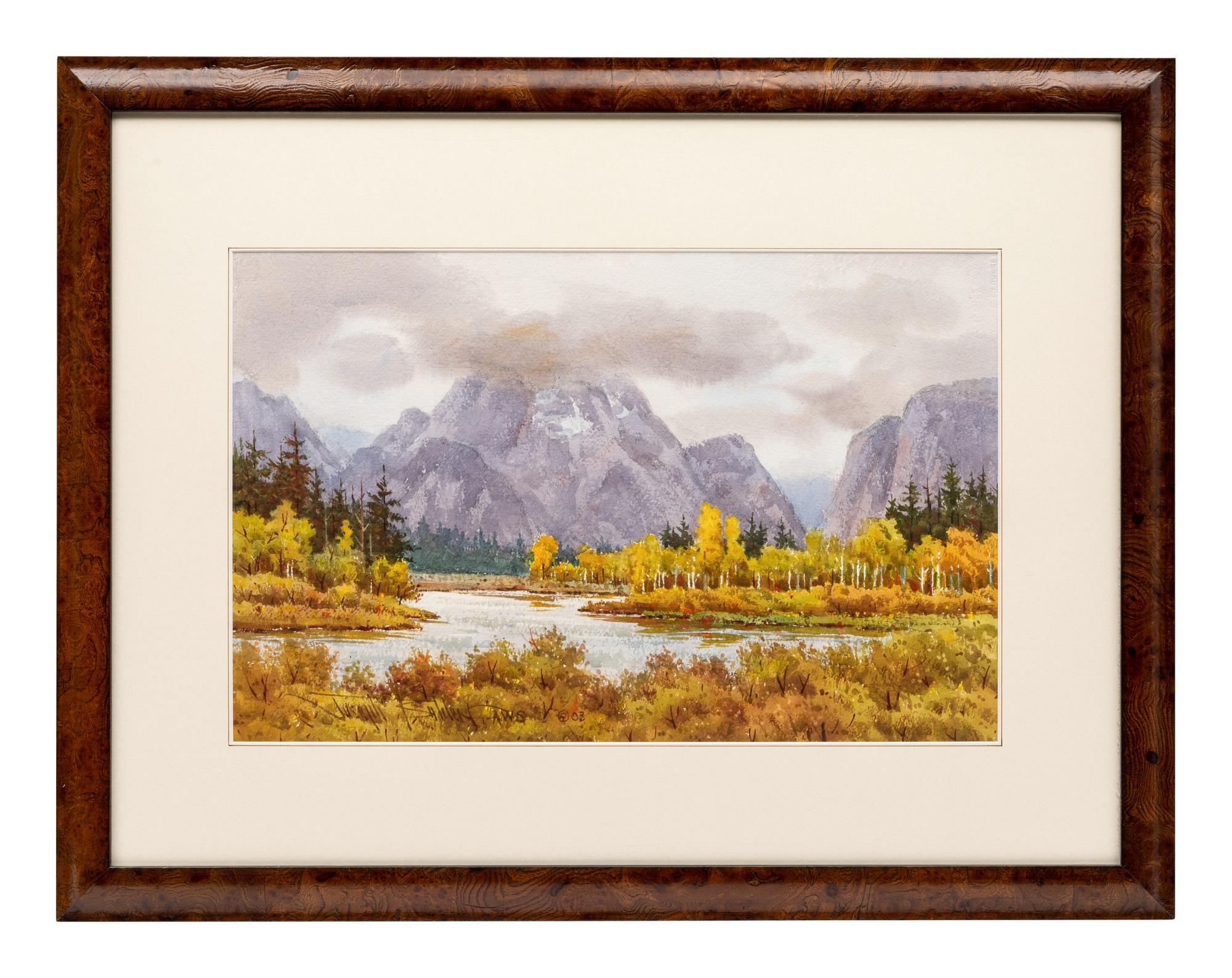 September Snow Shower - Mt. Moran