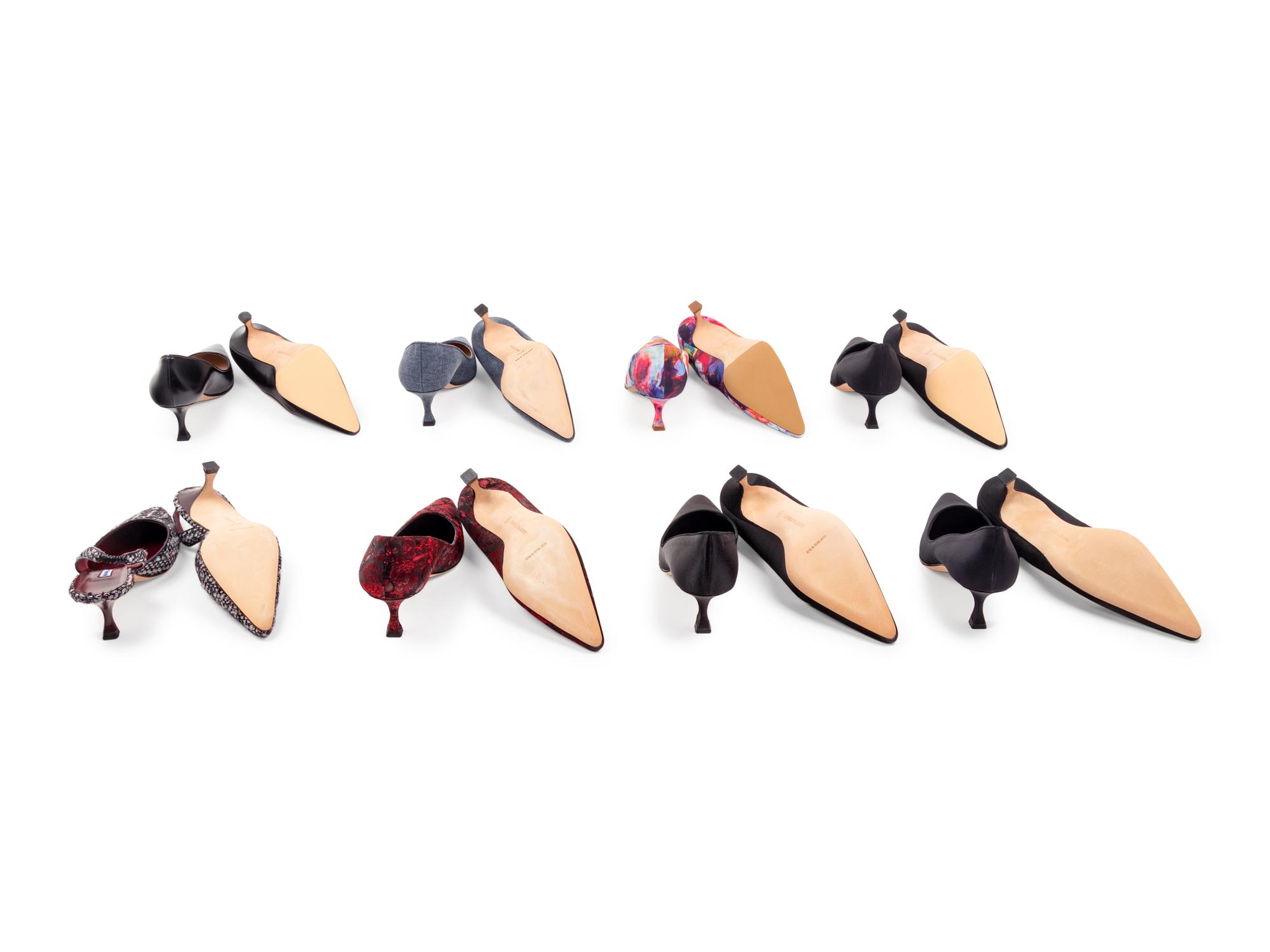 Sixteen Pairs of Manolo Blahnik Heels