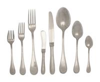A Christofle Stainless Steel Flatware Service